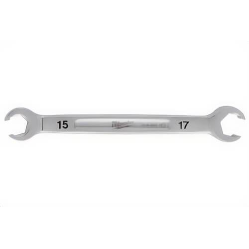 Milwaukee® 45-96-8353 Double End Flare Nut Wrench, 15 mm x 17 mm