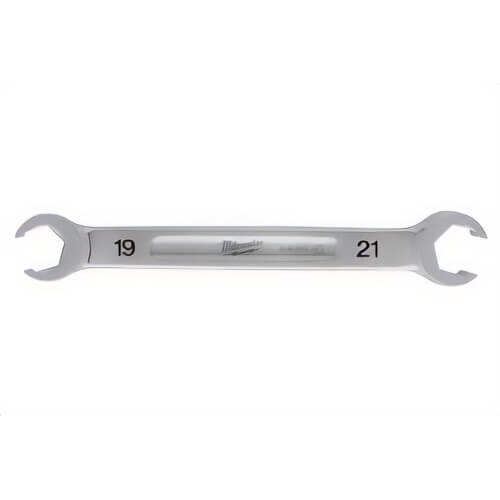 Milwaukee® 45-96-8355 Double End Flare Nut Wrench, 19 mm x 21 mm