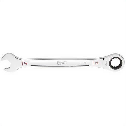 Milwaukee® 45-96-9307 Ratcheting Standard Length Combination Wrench, 7 mm Wrench, 12 Points, Steel