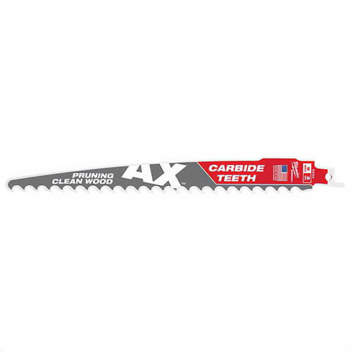 Milwaukee® 48-00-5232 AX™ 27-Teeth Reciprocating Saw Blade, 9 in L, 3, Universal Tang
