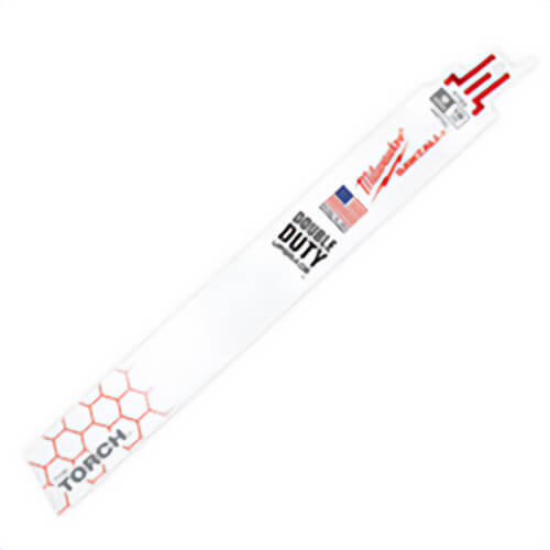 Milwaukee® Sawzall® 48-00-8788 Straight Back Reciprocating Saw Blade, 9 in L x 1 in W, 18 TPI, Bi-Metal Body