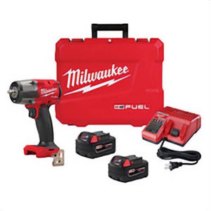 Milwaukee® 2960-22 M18™ Fuel™ Cordless Variable Mid-Torque Impact Wrench, 3/8 in, 600 in-lb Torque, 18 V, 6 in OAL