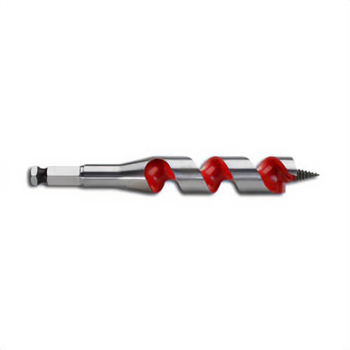 Milwaukee® 48-13-0813 Heavy Duty Solid Center Ship Auger Bit, 13/16 in dia, 6 in OAL, 3 in L, 7/16 in Shank