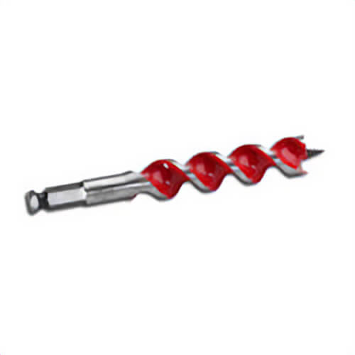 Milwaukee® 48-13-0870 Heavy Duty Solid Center Spur Auger Bit, 7/8 in dia, 6-1/2 in OAL, 4 in L, 7/16 in Shank