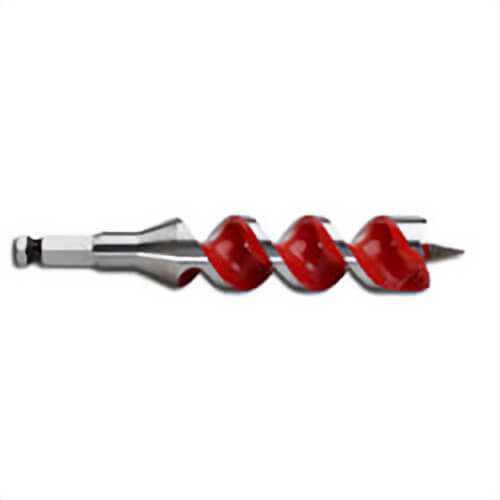 Milwaukee® 48-13-1000 Solid Center Spur Auger Bit, 1 in dia, 6-1/2 in OAL, 4 in L, 7/16 in Shank