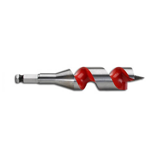 Milwaukee® 48-13-1253 Heavy Duty Solid Center Ship Auger Bit, 1-1/4 in dia, 6 in OAL, 3 in L Spiral Flute, 7/16 in Shank