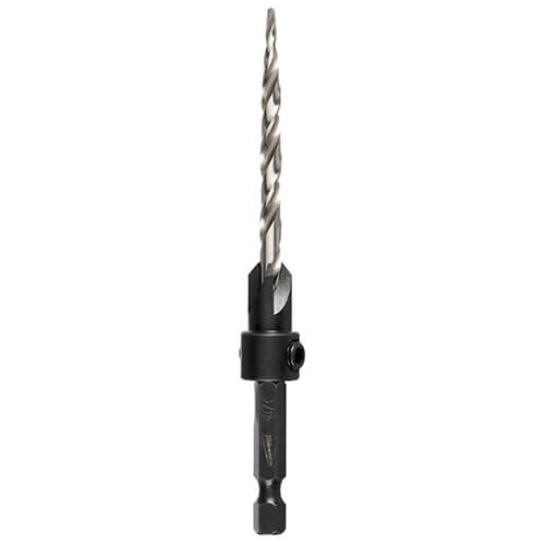 Milwaukee® 48-13-5002 Countersink Bit with 3/16 in Bit, 1/4 in dia Shank, #10 dia Minimum Cutting, HSS