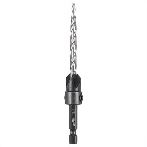 Milwaukee® 48-13-5004 Countersink Bits, 0.219 in dia Body, 0.25 in dia Shank, Black Oxide