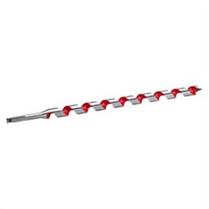 Milwaukee® 48-13-6120 Heavy Duty Solid Center Ship Auger Bit, 1-1/8 in dia, 18 in OAL, 15 in L Spiral Flute, 7/16 in Shank