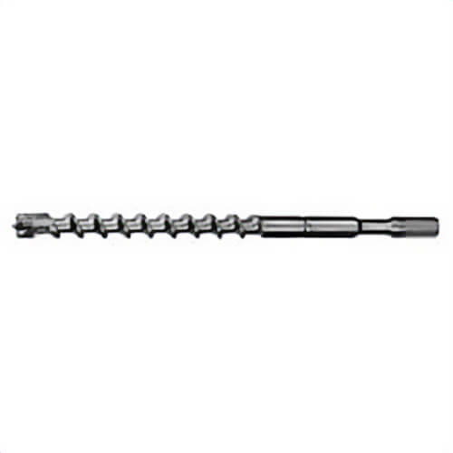 Milwaukee® 48-20-4365 4-Cutter Rotary Hammer Drill Bit, 7/8 in Drill Bit, 3/4 in Spline Shank, 17 in D Cutting, Carbide Cutting Edge, 22 in OAL