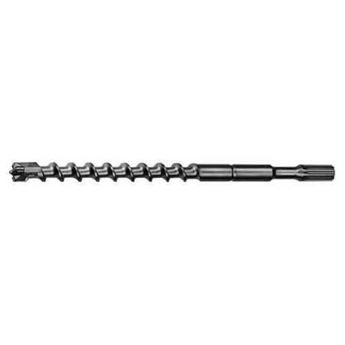 Milwaukee® 48-20-4370 4-Cutter Rotary Hammer Drill Bit, 1 in Drill Bit, 3/4 in Spline Shank, 11 in D Cutting, 16 in OAL