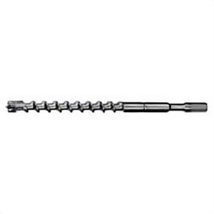Milwaukee® 48-20-4375 E Series 4-Cutter Rotary Hammer Drill Bit, 1 in Drill Bit, 3/4 in Spline Shank, 17 in D Cutting, Carbide Cutting Edge, 22 in OAL