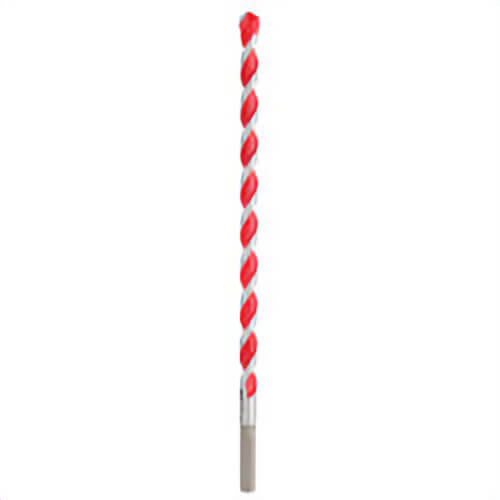 Milwaukee® 48-20-9031 Shockwave™ Single Ended Hammer Drill Bit, 1/2 in Drill Bit, 3/8 in 3-Flat Shank, 10 in D Cutting, Carbide Cutting Edge, 12 in OAL