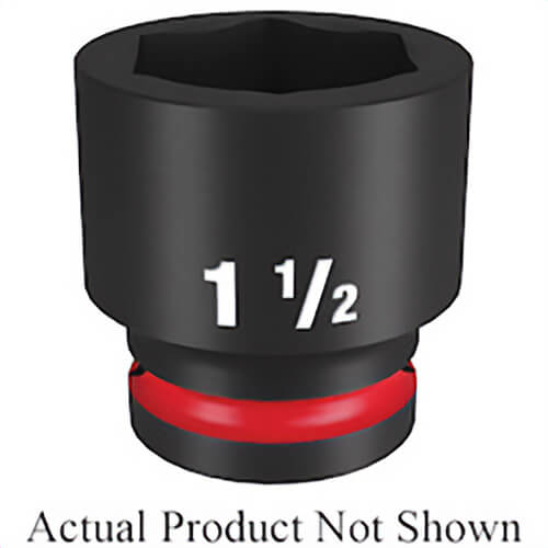 Milwaukee® Shockwave™ Impact Duty™ 49-66-6314 Socket, 3/4 in Hex Drive, 1-7/16 in Standard Socket, 6 Points