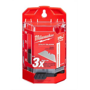 Milwaukee® 48-22-1950 General Purpose Utility Blade with Dispenser, Micro Carbide Metal, 50 pc