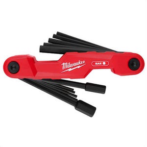 Milwaukee® 48-22-2180 11-Key Electrician's Folding Hex Key Set, SAE