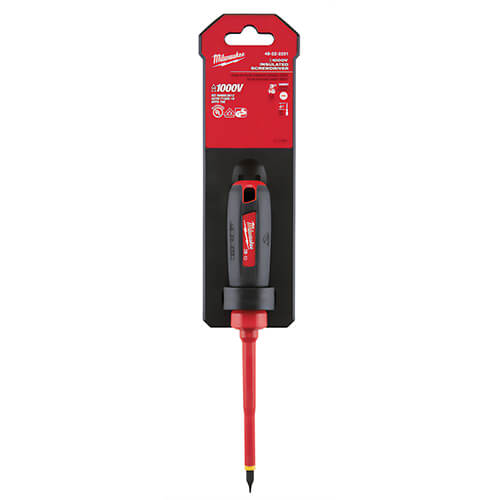 Milwaukee® 48-22-2231 Screwdriver, 3/16 in Cabinet Point, Steel Shank, Plastic/Rubber Handle