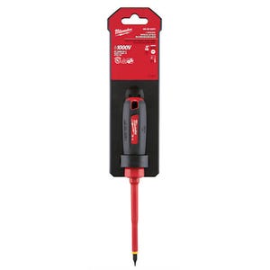 Milwaukee® 48-22-2231 Screwdriver, 3/16 in Cabinet Point, Steel Shank, Plastic/Rubber Handle