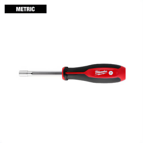 Milwaukee® 48-22-2464 HollowCore™ Nut Driver, Non-Magnetic, Metric, 7 mm