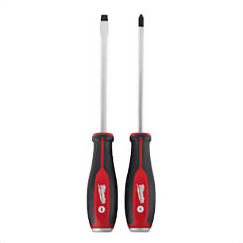 Milwaukee® 48-22-2702 Demolition Screwdriver Set, 2 pc, Forged Steel/Plastic/Rubber
