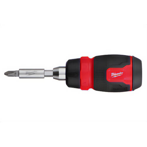 Milwaukee® 48-22-2913 Ratcheting Compact Multi-Bit Screwdriver 8-in-1