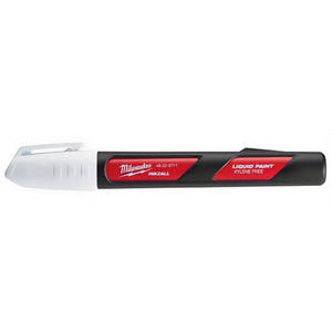 Milwaukee® 48-22-3711 Liquid Paint Marker, Acrylic Nib/Plastic, Red/White