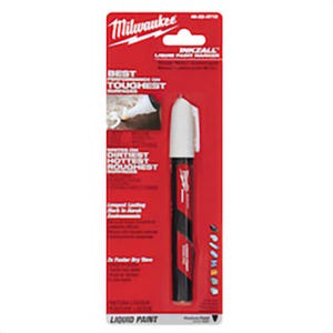Milwaukee® 48-22-3712 Liquid Paint Marker, Acrylic Nib/Plastic, Red/White