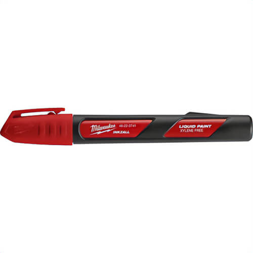 Milwaukee® 48-22-3741 Liquid Paint Marker, Acrylic Nib/Plastic, Red
