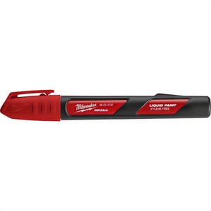 Milwaukee® 48-22-3741 Liquid Paint Marker, Acrylic Nib/Plastic, Red
