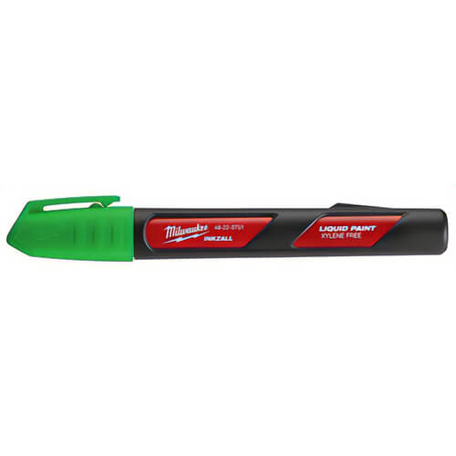 Milwaukee® 48-22-3751 Liquid Paint Marker, Acrylic Nib/Plastic, Green/Red