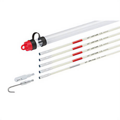 Milwaukee® 48-22-4160 Combo Fish Stick Kit, 25 ft L, Fiberglass, White