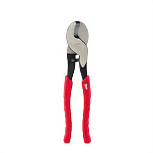 Milwaukee® 48-22-6104 Cable Cutting Plier, 2/0 AWG Copper, 4/0 AWG Aluminum Cable/Wire, 9.49 in OAL, Shear Cut, ASME Specified