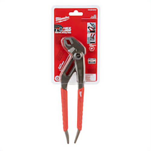 Milwaukee® 48-22-6210 Gen II 22-Position Quick-Adjust Hex Jaw Plier, 2 in Nominal, 1-1/2 in L x 1/4 in W Alloy Steel V-Shape Jaw, 10 in OAL