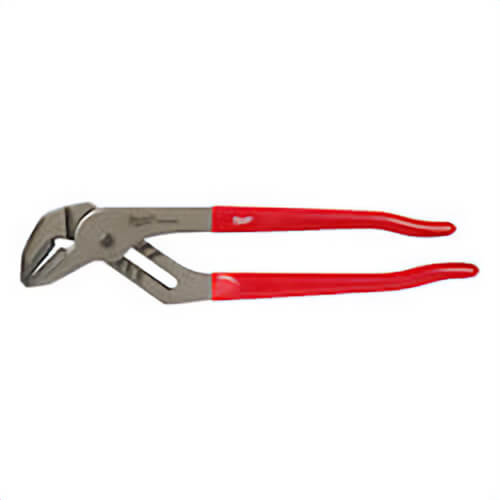 Milwaukee® 48-22-6512 Tongue and Groove Plier, 2-1/4 in Nominal, 1-1/2 in L x 1/2 in W Steel Straight Jaw, 12 in OAL