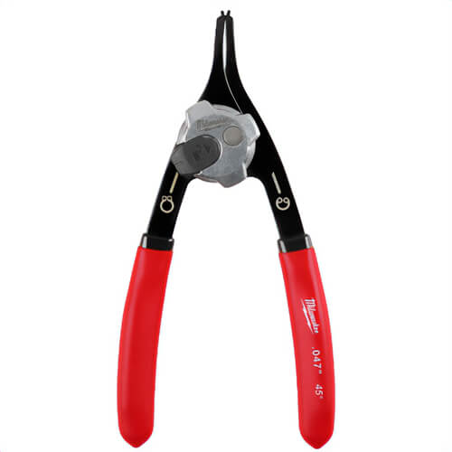 Milwaukee® 48-22-6534 Convertible Snap Ring Pliers 45°, 0.047 in