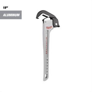 Milwaukee® 48-22-7418 Aluminum Self-Adjusting Pipe Wrench, 18 in