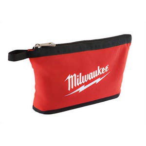 Milwaukee® 48-22-8180 Heavy Duty Zipper Pouch, #10 Canvas, Red