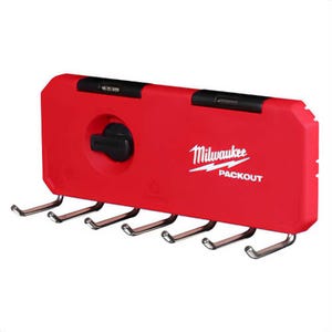 Milwaukee® 48-22-8329 Packout™ 7-Hook Rack, Plastic, 25 lb Capacity
