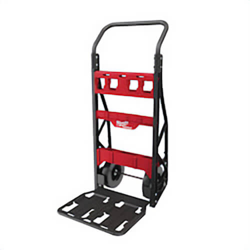 Milwaukee® 48-22-8415 Packout™ 2 Wheel Cart, 48 in H x 21.13 in W x 12 in D, 400 lb Capacity, 10 in Wheels