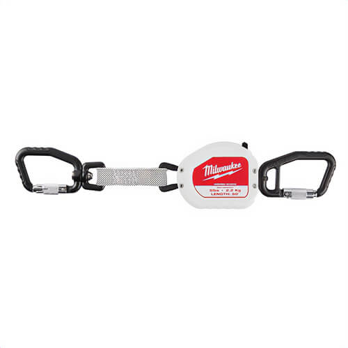 Milwaukee® 48-22-8825 Retractable Tool Lanyard, 5 lb Capacity, Nylon/Stainless Steel