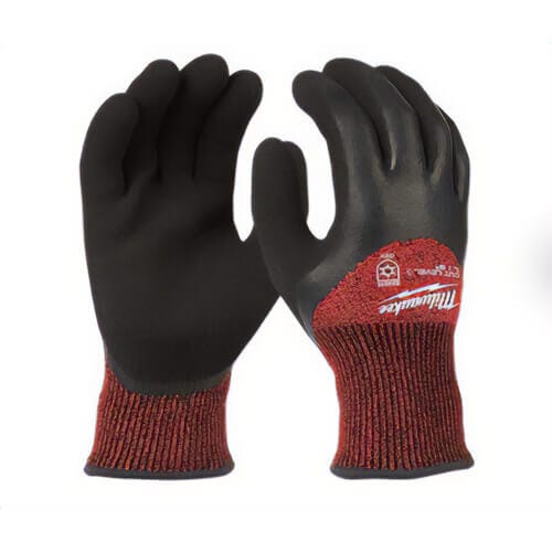 Milwaukee® 48-22-8921B Insulated Winter Dipped Work Gloves, M, Nylon, Resists: Water, ANSI Cut-Resistance Level: 3