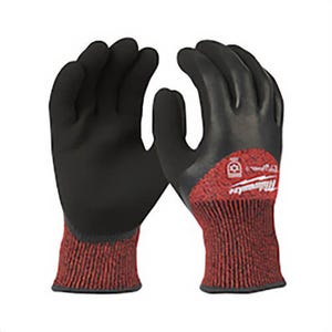 Milwaukee® 48-22-8923B Cut Level 3 Winter Insulated Gloves, Breathable and Comfortable Glove Design, Nylon, Maroon, XL, 12 pk