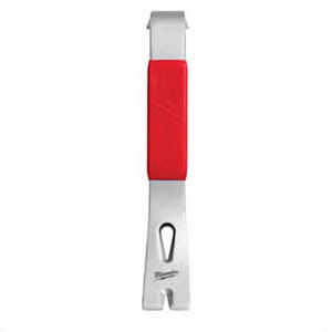 Milwaukee® ShockShield™ 48-22-9034 Pry Bar, Beveled Tip, 12 in OAL, Steel