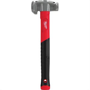 Milwaukee® 48-22-9040 4-in-1 Lineman's Hammer, 15 in OAL, Smooth/Milled Face, 32 oz Forged Steel Head, Fiberglass Handle