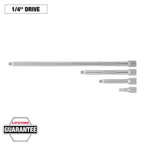 Milwaukee® 48-22-9340 Drive Extension Set, 1/4 in, 4 pc