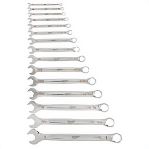 Milwaukee® 48-22-9415 Combination Wrench Set, 15 pc