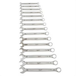 Milwaukee® 48-22-9515 Combination Wrench Set, 15 pc