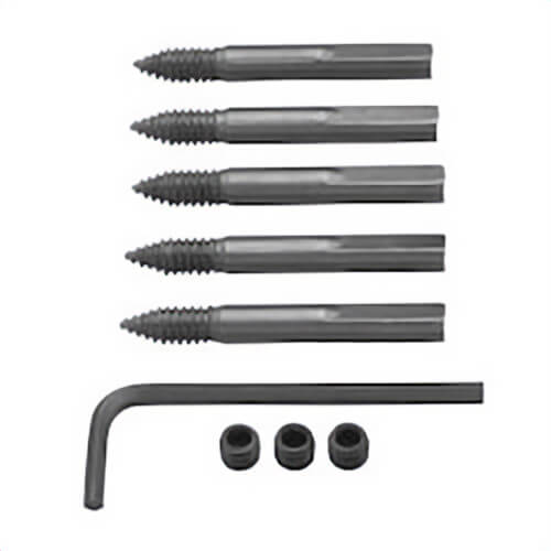 Milwaukee® 48-25-6000 9 pc Small Standard Feed and Set Screw Kit, For Use with 1 to 2-9/16 in Self-Feed Bit