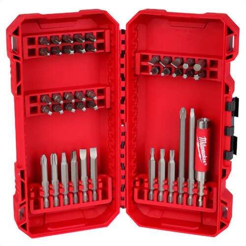 Milwaukee® 48-32-1554 Driver Bit Set, Steel, All-Purpose, 42 pc