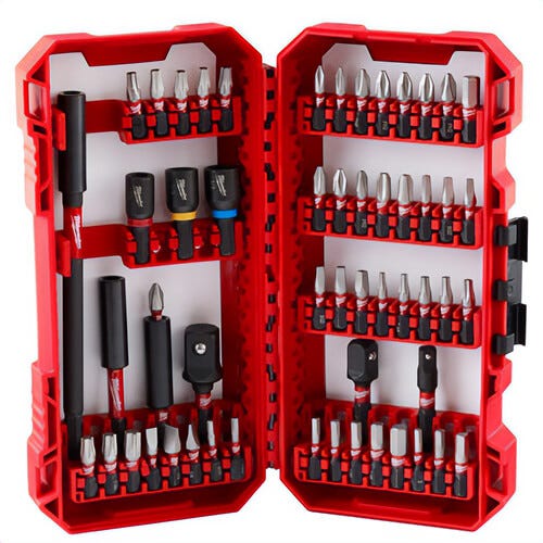 Milwaukee® 48-32-4096 ShockWave™ Impact Duty™ Driver Bit Set, Alloy Steel, 55 pc